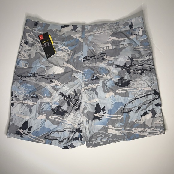 NWT Under Armour UA Men Storm Fish Hunter Cargo Shorts GRAY 1300047 926 … - Picture 3 of 6